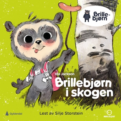 Brillebjørn i skogen